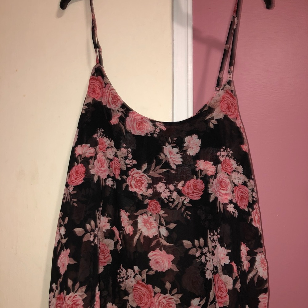 flowy floral top